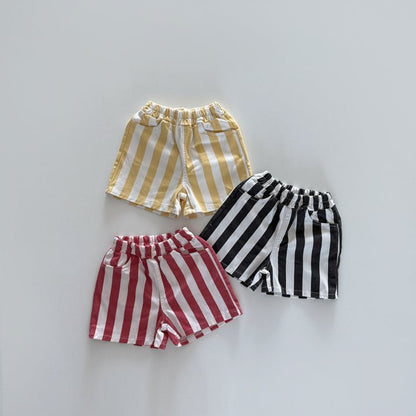 Summer line shorts [red, yellow]