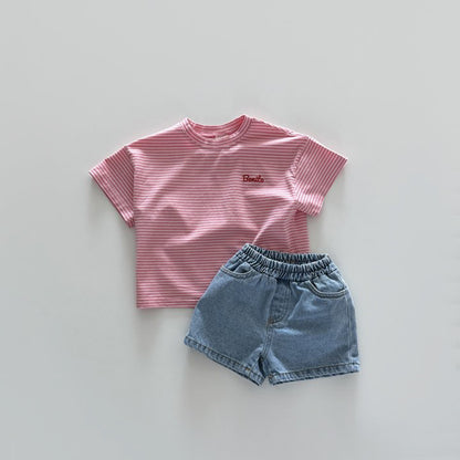 Everyday denim shorts[light-blue, blue, charcoal]
