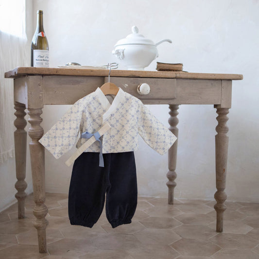 [PRE-ORDER] Blossom hanbok pants set