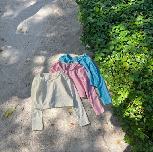 [PRE-ORDER] Cropped rash-guard top