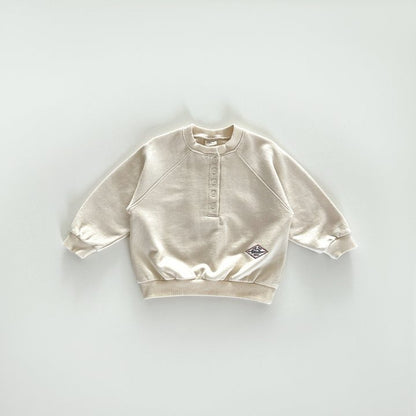 [PRE-ORDER] Henley raglan sweatshirt