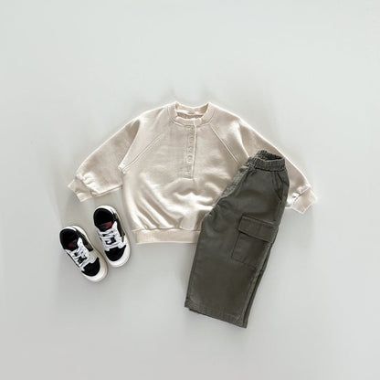 [PRE-ORDER] Henley raglan sweatshirt