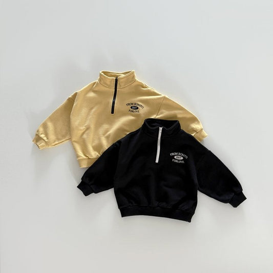 [PRE-ORDER] Half zip-up sweatshirt