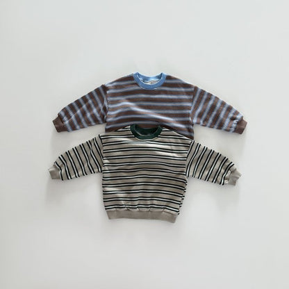 [PRE-ORDER] Striped two-tone sweatshirt