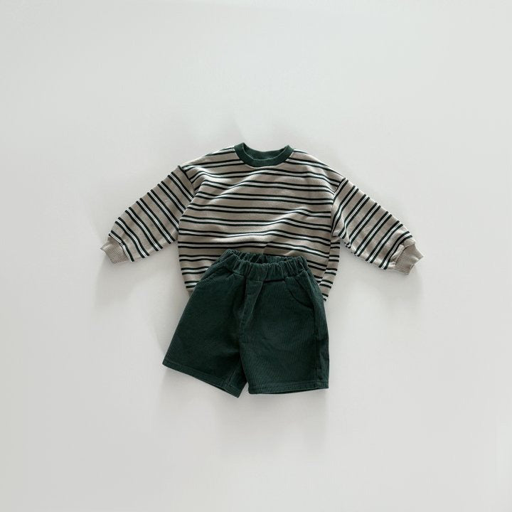[PRE-ORDER] Striped two-tone sweatshirt