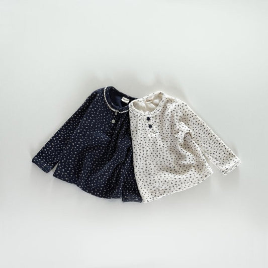 [PRE-ORDER] Flower waffle lace tee
