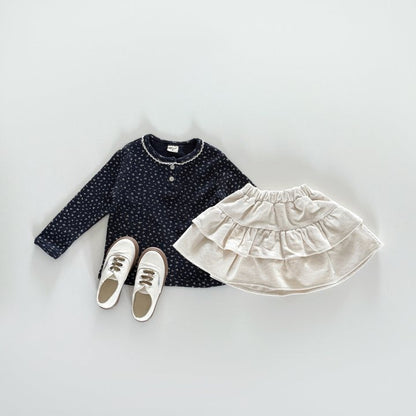 [PRE-ORDER] Corduroy tiered skirt