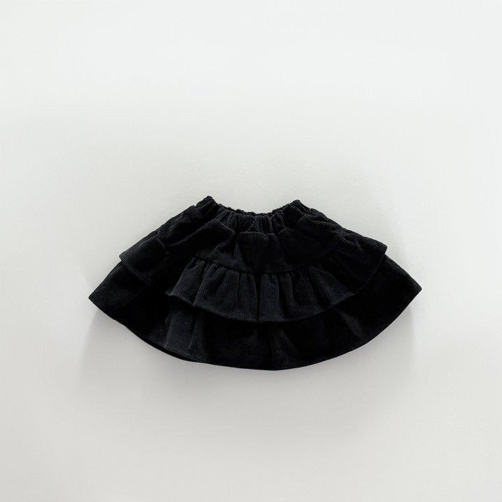 [PRE-ORDER] Corduroy tiered skirt