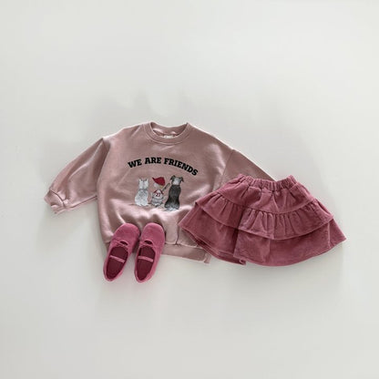 [PRE-ORDER] Corduroy tiered skirt