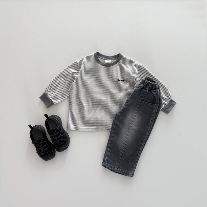 [PRE-ORDER] Stripe ribbed tee