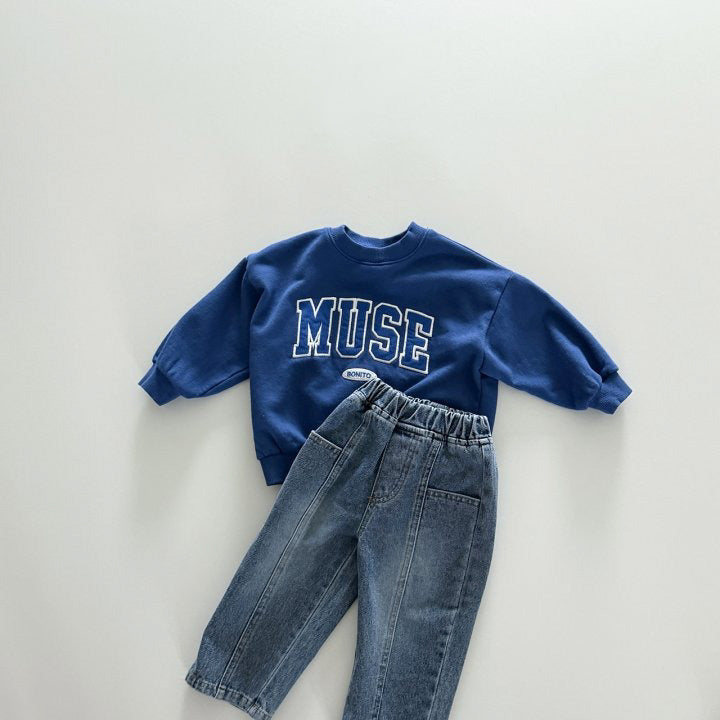 [PRE-ORDER] Brushed denim pants