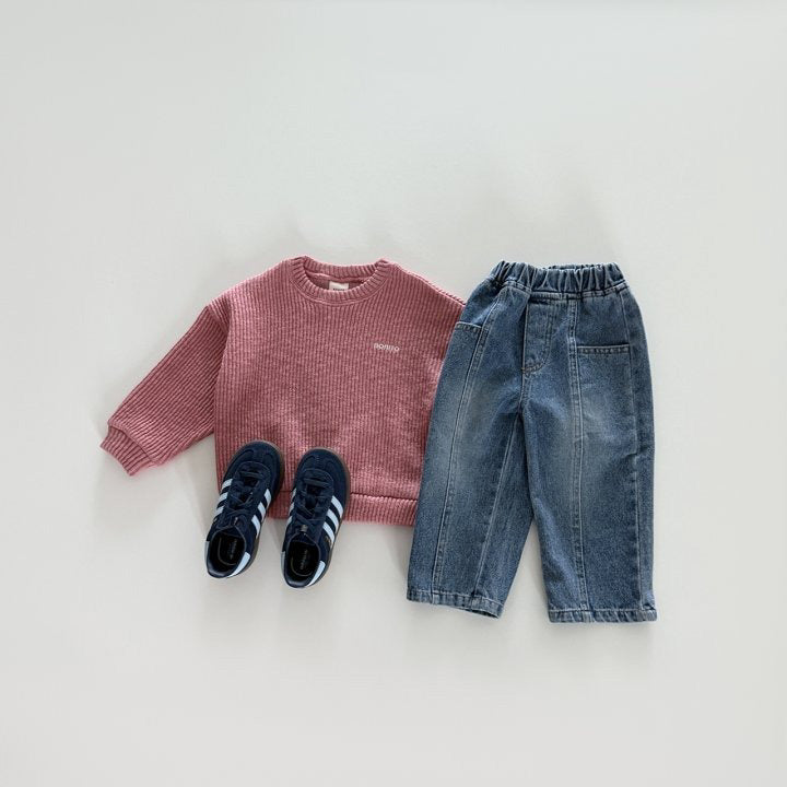 [PRE-ORDER] Brushed denim pants