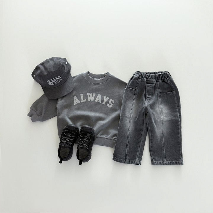 [PRE-ORDER] Brushed denim pants