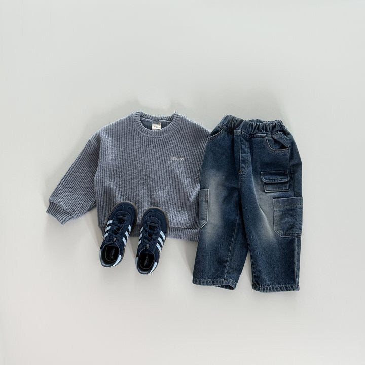 [PRE-ORDER] Basic knit sweatshirt
