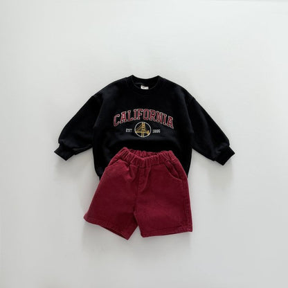 [PRE-ORDER] Corduroy knee-length shorts
