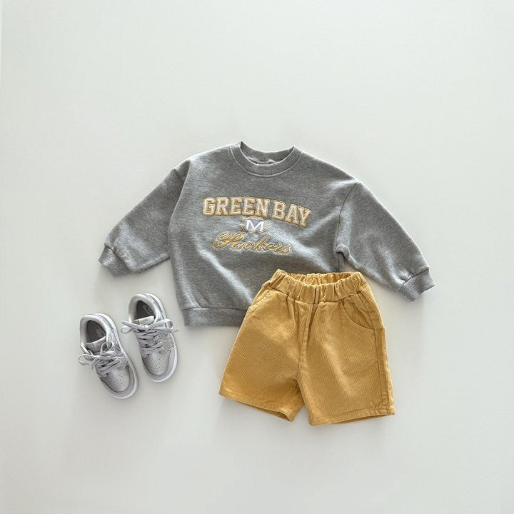 [PRE-ORDER] Corduroy knee-length shorts