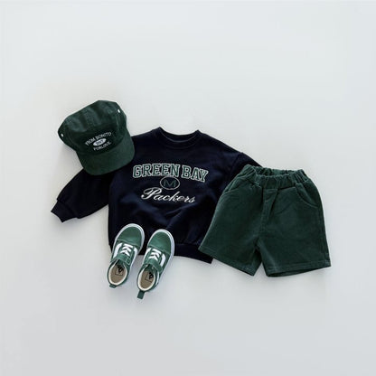 [PRE-ORDER] Corduroy knee-length shorts