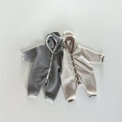 [PRE-ORDER] Embossed hoodie onesie