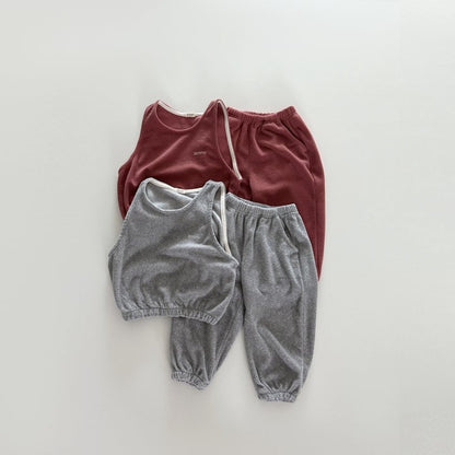 [PRE-ORDER] Terry vest set