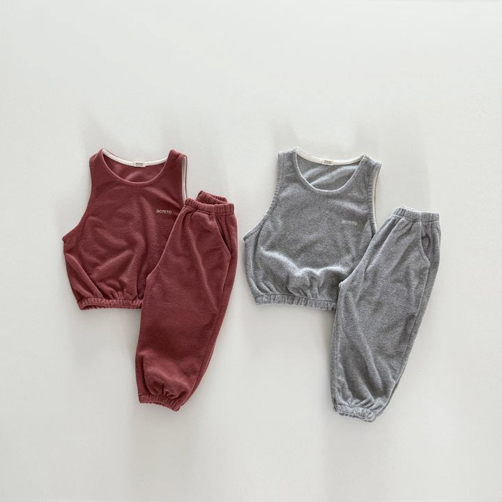 [PRE-ORDER] Terry vest set