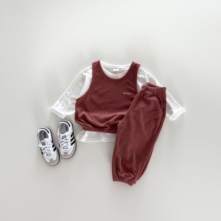 [PRE-ORDER] Terry vest set