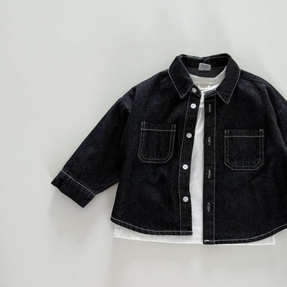[PRE-ORDER] Stitch denim shirt