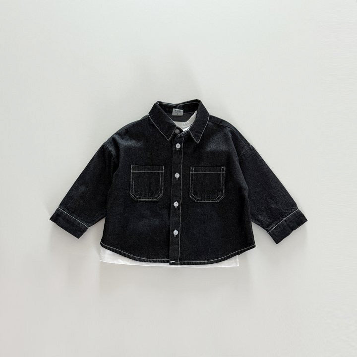 [PRE-ORDER] Stitch denim shirt