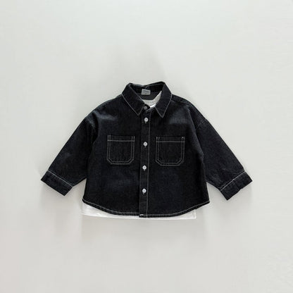 [PRE-ORDER] Stitch denim shirt