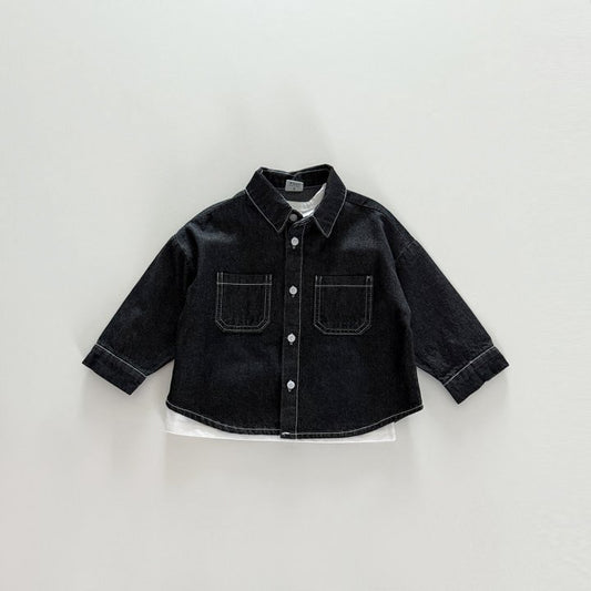 [PRE-ORDER] Stitch denim shirt