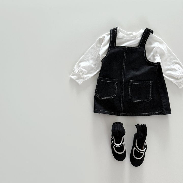[PRE-ORDER] Stitch denim dress