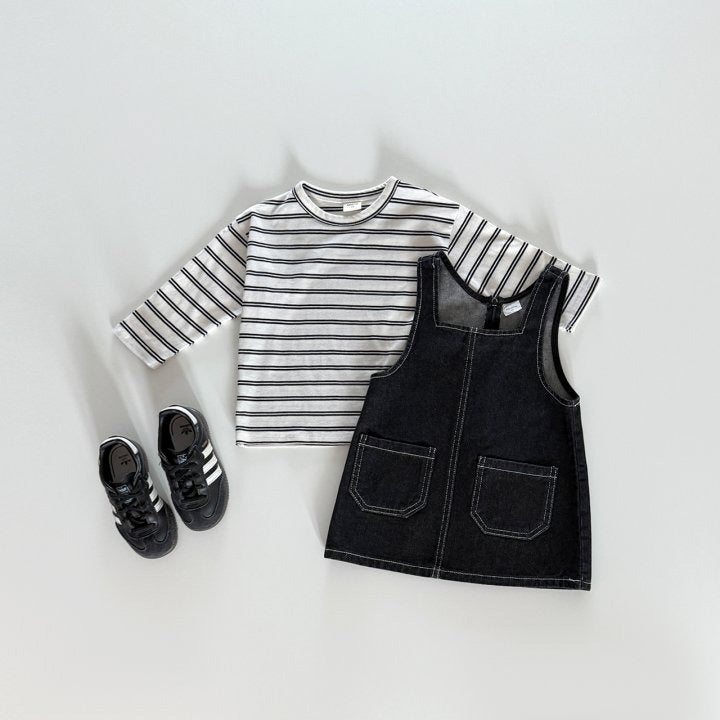 [PRE-ORDER] Stitch denim dress