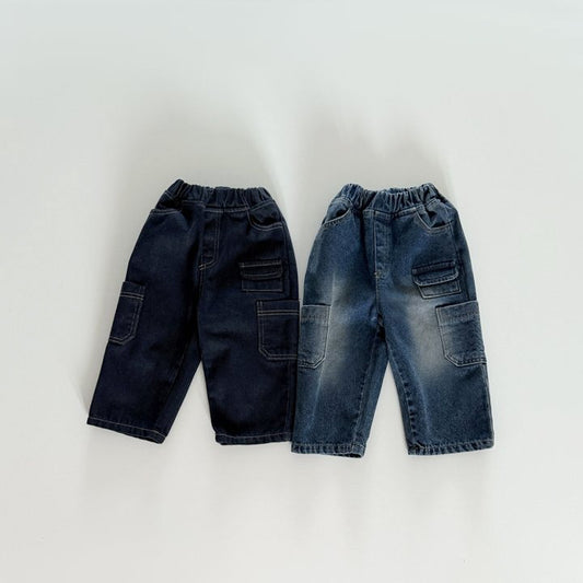 [PRE-ORDER] Three-pocket denim pants