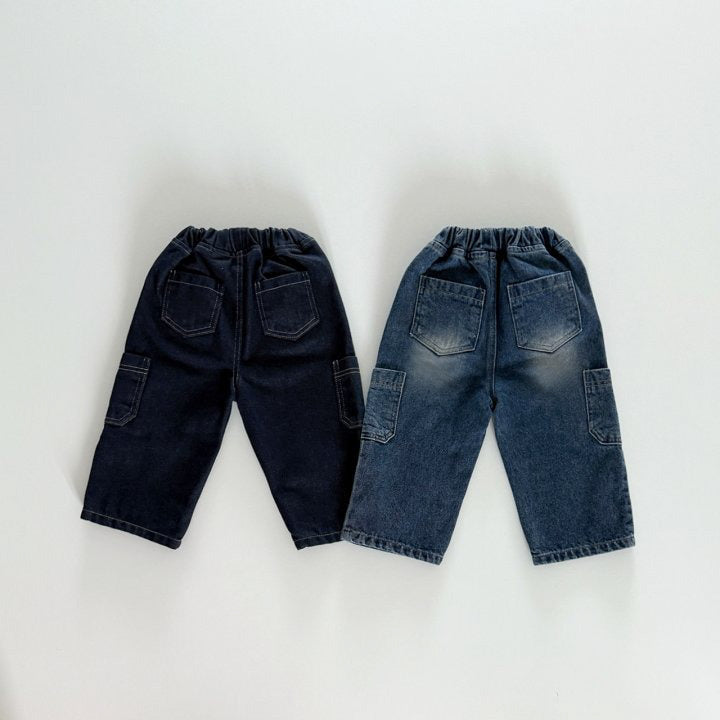 [PRE-ORDER] Three-pocket denim pants