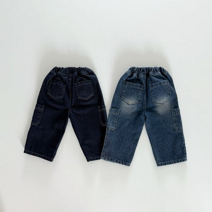 [PRE-ORDER] Three-pocket denim pants