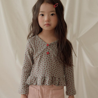 [PRE-ORDER] Mini Strawberry Long Sleeve Tee