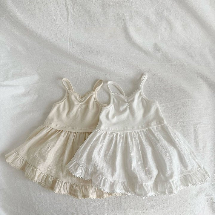 [PRE-ORDER] Ballet Frill Sleeveless Dress