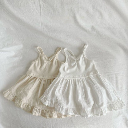 [PRE-ORDER] Ballet Frill Sleeveless Dress