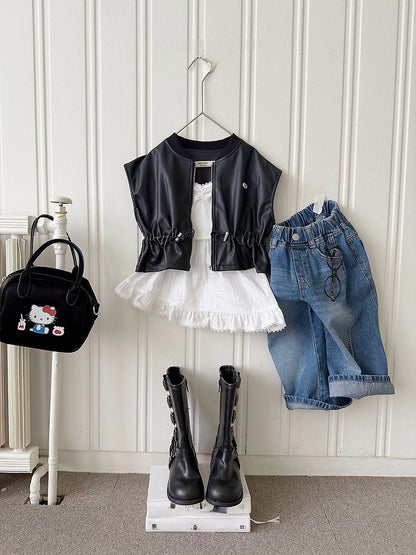 [PRE-ORDER] Ballet Frill Sleeveless Dress