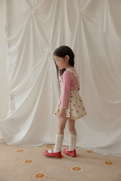[PRE-ORDER] Strawberry Heart Overalls