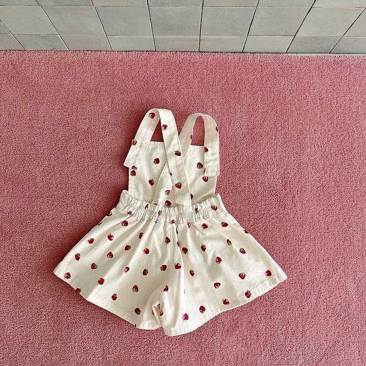 [PRE-ORDER] Strawberry Heart Overalls