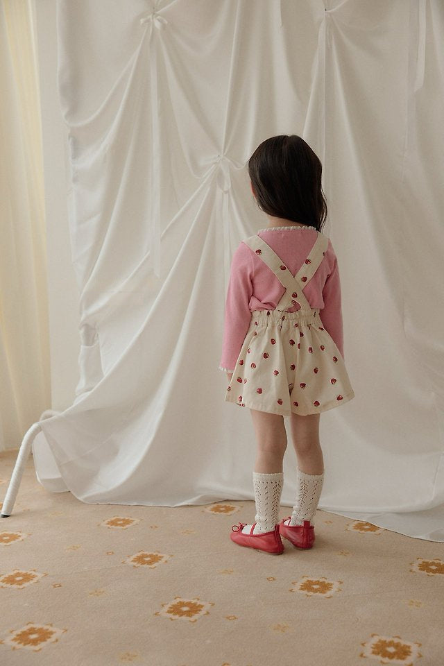 [PRE-ORDER] Strawberry Heart Overalls