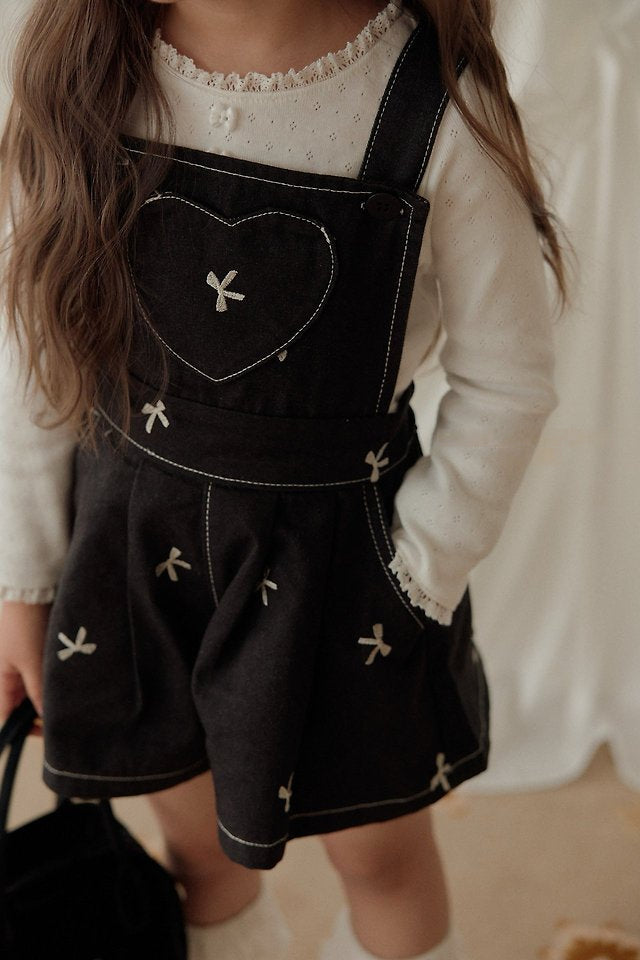 [PRE-ORDER] Ribbon Embroidered Overalls
