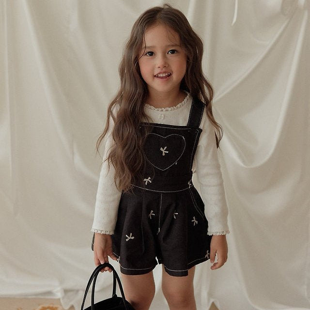 [PRE-ORDER] Ribbon Embroidered Overalls