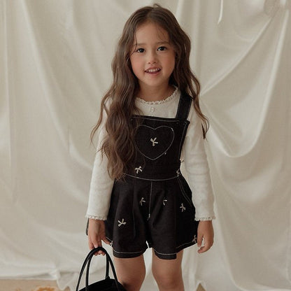 [PRE-ORDER] Ribbon Embroidered Overalls