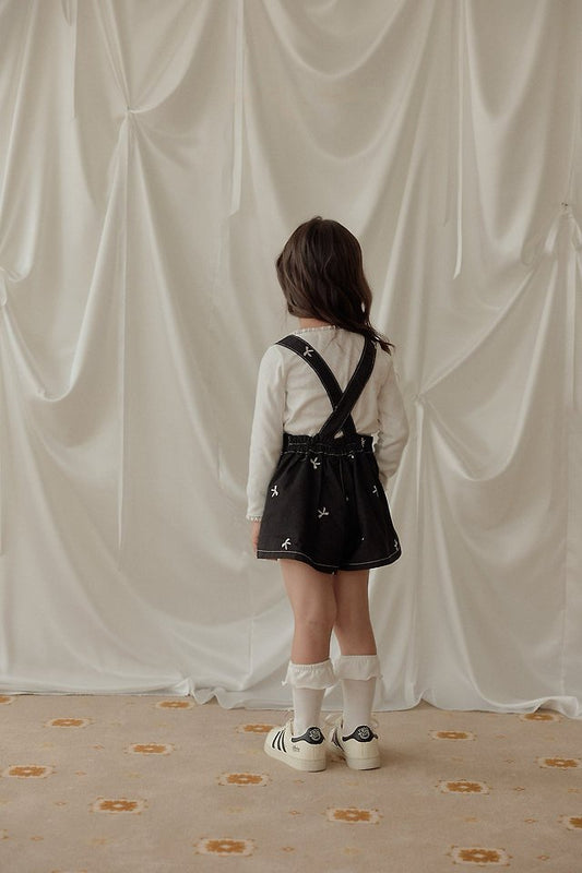 [PRE-ORDER] Ribbon Embroidered Overalls