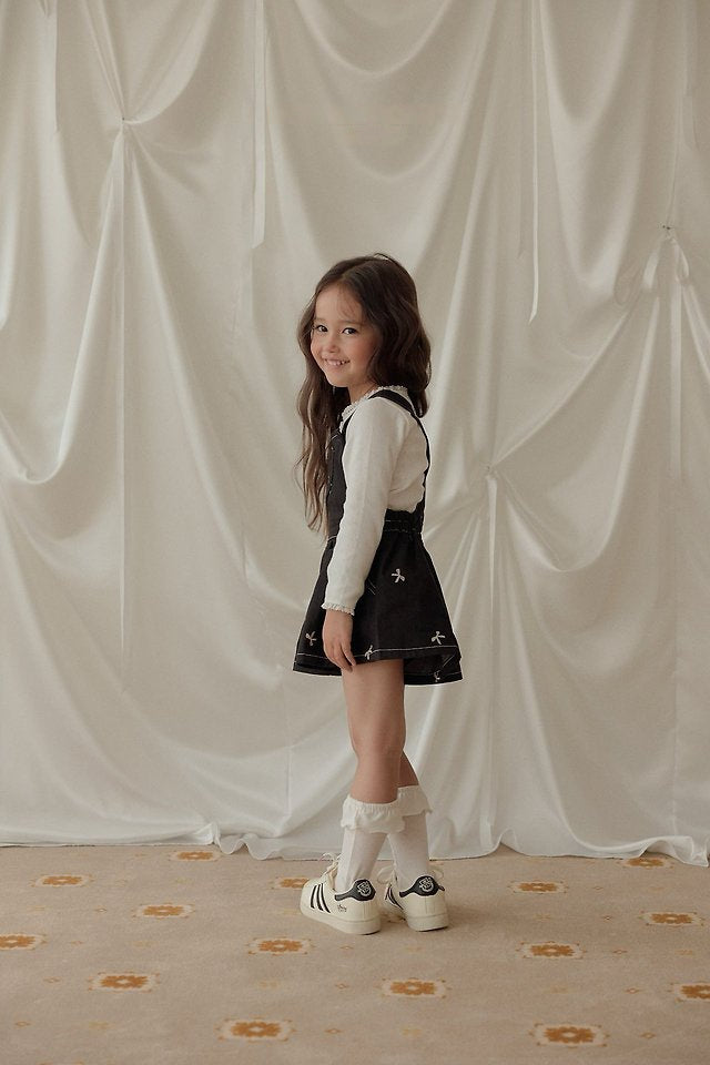 [PRE-ORDER] Ribbon Embroidered Overalls