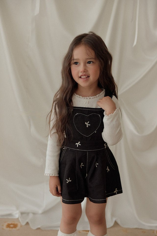 [PRE-ORDER] Ribbon Embroidered Overalls