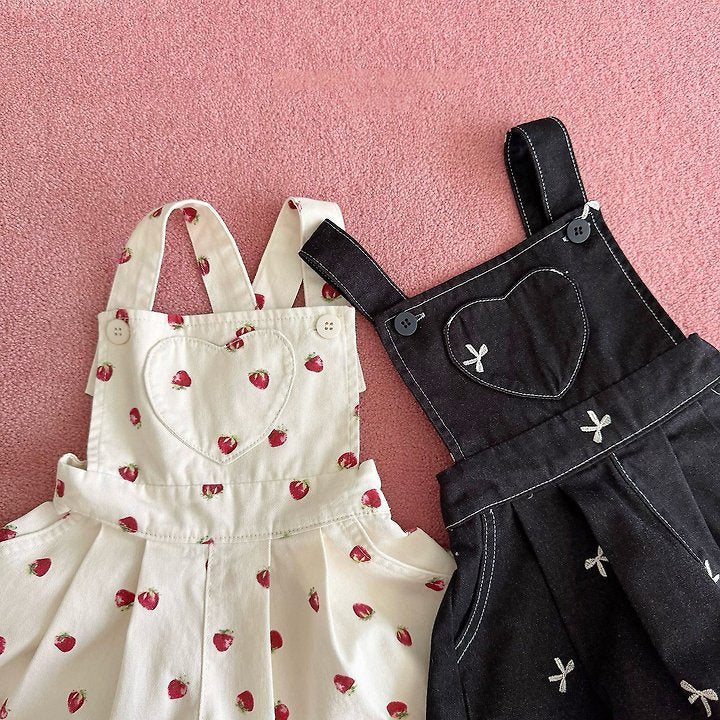 [PRE-ORDER] Ribbon Embroidered Overalls