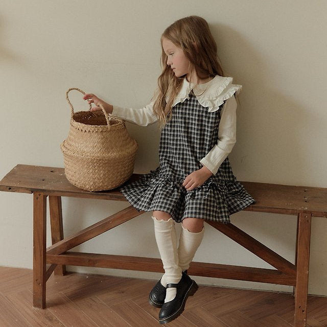 [PRE-ORDER] Checkered Frill Dress