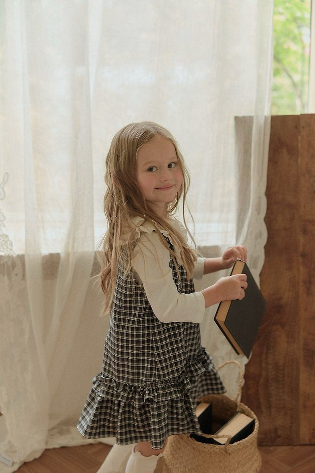 [PRE-ORDER] Checkered Frill Dress